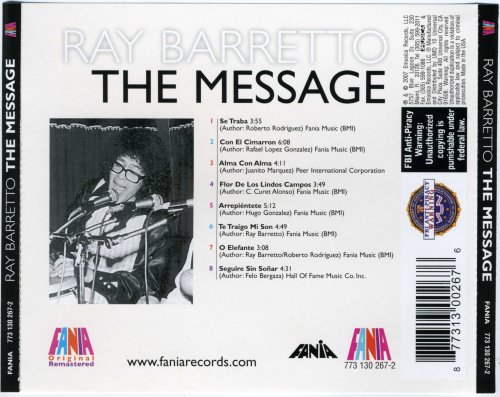 Ray Barretto - The Message (1972) {2007] mp3