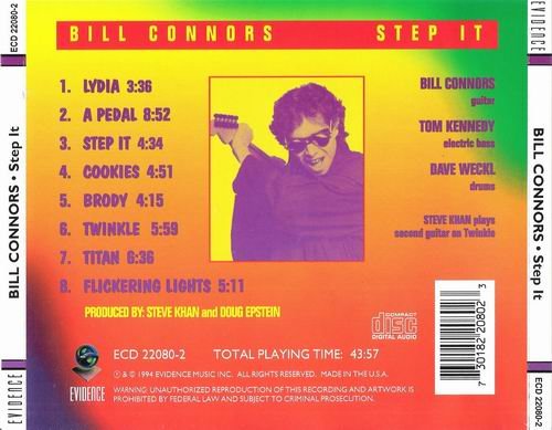 Bill Connors - Step It (1985) 320 kbps+CD Rip