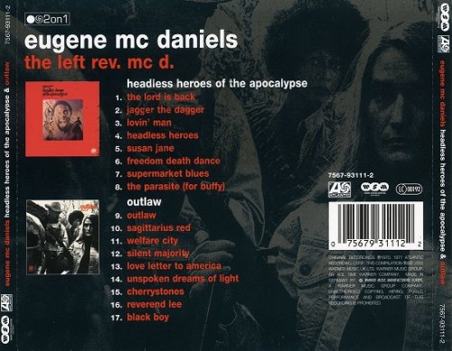 Eugene Mc Daniels - Headless Heroes Of The Apocalypse / Outlaw (Reissue) (1970-71/2002)