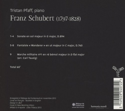 Tristan Pfaff - Franz Schubert: Sonatas (2013) [Hi-Res]