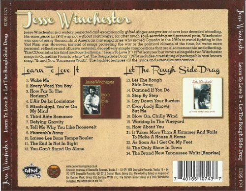 Jesse Winchester - Learn To Love It / Let The Rough Side Drag (Reissue) (1974-76/2012)