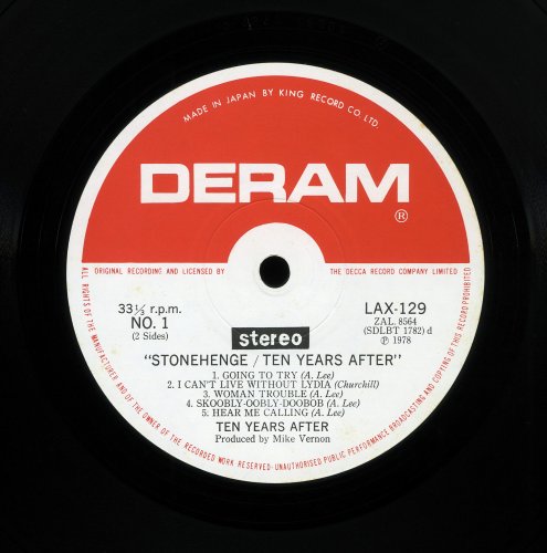Ten Years After - Stonedhenge (1978) LP