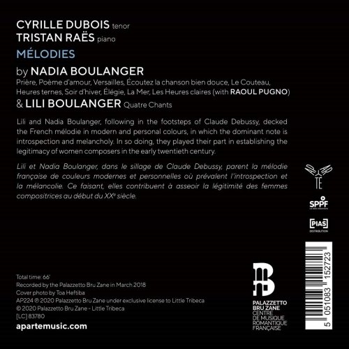 Cyrille Dubois, Tristan Raës  - Lili et Nadia Boulanger: Mélodies (2020) CD-Rip