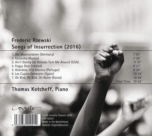 Thomas Kotcheff - Frederic Rzewski: Songs of Insurrection (2020) [Hi-Res]