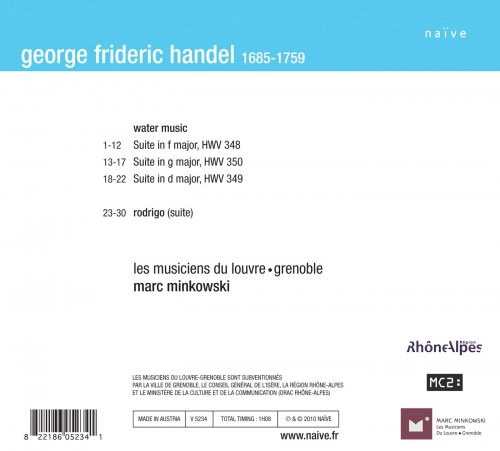 Marc Minkowski & Les Musiciens du Louvre - Haendel: Water Music, Rodrigo (2010) [Hi-Res]