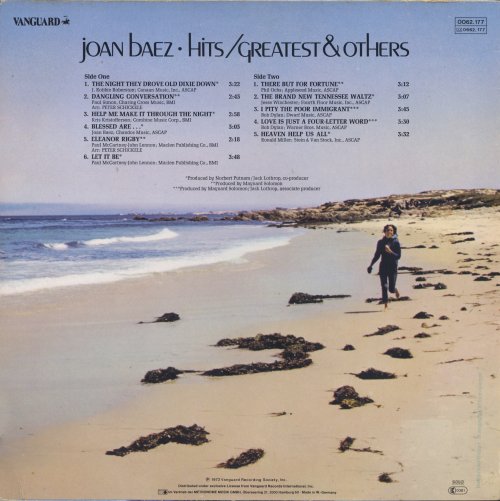 Joan Baez - Hits-Greatest & Others (1973) LP