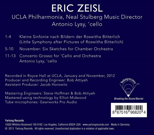 Antonio Lysy, UCLA Philharmonia, Neal Stulberg - Erich Zeisl: Little Symphony (2013) [Hi-Res]