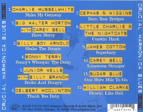 Various Artists - Alligator Records presents Crucial Harmonica Blues (2003)