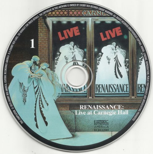 Renaissance - Live At Carnegie Hall (1976) [2019] CD-Rip