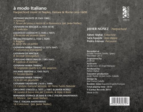 Javier Núñez, Fahmi Alqhai, Sara Augeda, Pedro Estaven - À modo italiano (2014)