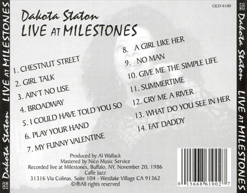 Dakota Staton - Live at Milestones (2007)