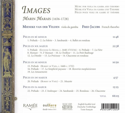 Mieneke van der Velden, Fred Jacobs  - Marin Marais: Images (2013) [Hi-Res]