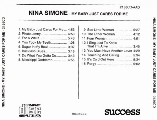 Nina Simone - My Baby Just Cares For Me (Reissue) (1989)