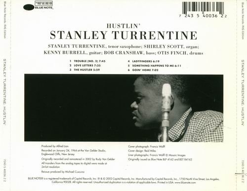 Stanley Turrentine - Hustlin' (1964) 320 kbps+CD Rip{RVG Edition}