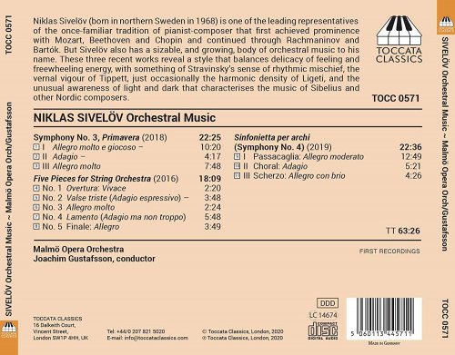 Malmö Opera Orchestra & Joachim Gustafsson - Niklas Sivelöv: Orchestral Music (2020) [Hi-Res]
