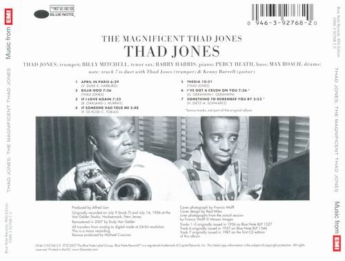 Thad Jones - The Magnificent Thad Jones (1956) {RVG Edition}