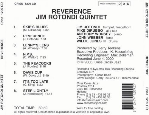 Jim Rotondi - Reverence (2000)