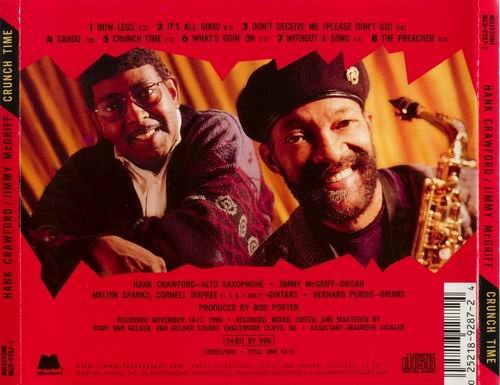 Hank Crawford, Jimmy McGriff - Crunch Time (1998)