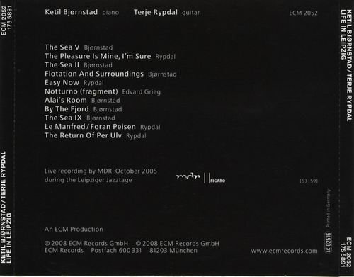 Ketil Bjornstad, Terje Rypdal - Life in Leipzig (2008)