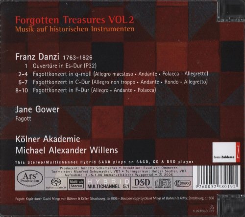Jane Gower, Kölner Akademie, Michael Alexander Willens - Danzi: Bassoon Concertos (2006)