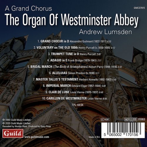 Andrew Lumsden - A Grand Chorus: The Organ of Westminster Abbey (2020)