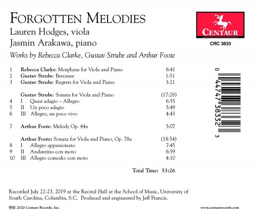 Lauren Hodges, Jasmin Arakawa - Forgotten Melodies (2020)