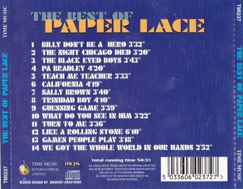 Paper Lace - The Best of Paper Lace (2000)