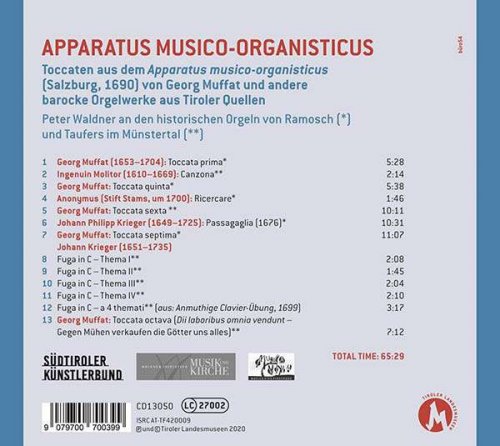 Peter Waldner - Apparatus musico-organisticus (2020)