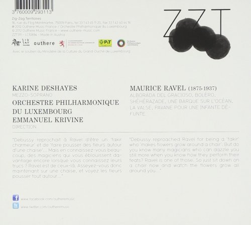 Karine Deshayes, Orchestre Philharmonique du Luxembourg, Emmanuel Krivine - Ravel: Boléro, La valse, Shéhérazade... (2012) [Hi-Res]