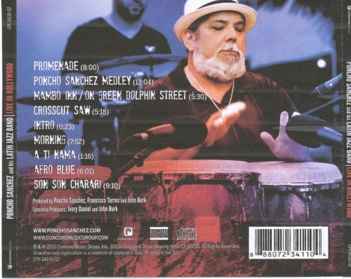 Poncho Sanchez And His Latin Jazz Band ‎- Live in Hollywood (2012) FLAC