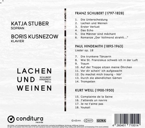 Katja Stuber, Boris Kusnezow - Lachen und Weinen (2016) [Hi-Res]