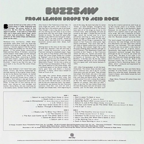 Buzzsaw – From Lemon Drops To Acid Rock (Reissue) (1971/2015)