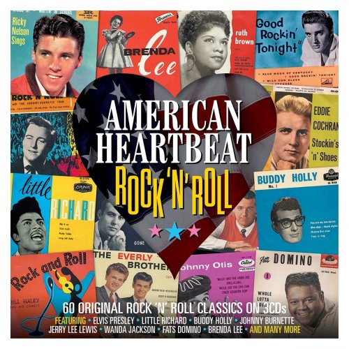 VA - American Heartbeat Rock & Roll [3CD Box Set] (2019)