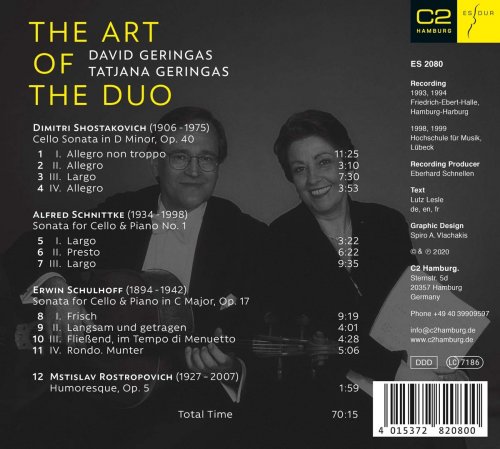 David Geringas - The Art of the Duo (2020)