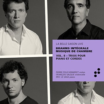 Éric Le Sage, François Salque, Pierre Fouchenneret - Brahms: Trios pour piano et cordes (Intégrale musique de chambre), Vol. 8 (2020) [Hi-Res]