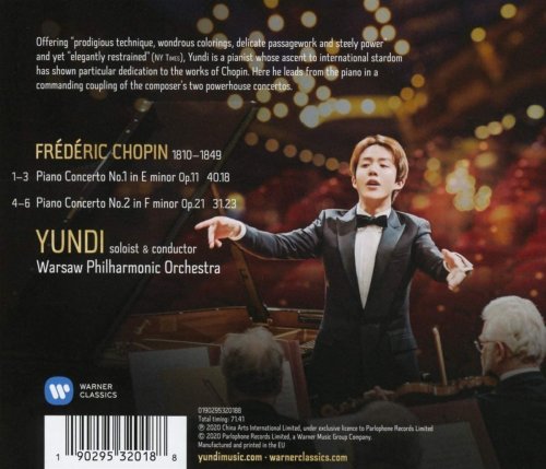 Warsaw Philharmonic Orchestra, Yundi - Chopin: Piano Concertos Nos 1 & 2 (2020) [CD-Rip]