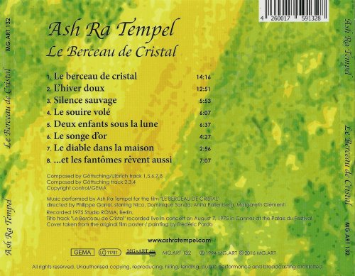 Ash Ra Tempel - Le Berceau de Cristal (1993, Reissue 2016)