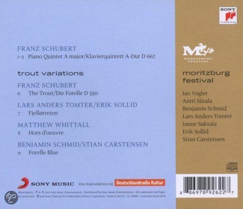Jan Vogler, Antti Siirala, Benjamin Schmid, Janne Saksala, Lars Anders Tomter - Schubert: Die Forelle - Trout Variations (2011)
