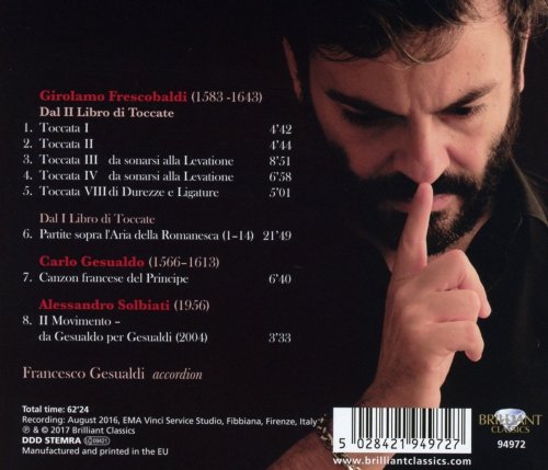 Francesco Gesualdi - Frescobaldi, Gesualdo, Solbiati Music for Accordion (2017) [Hi-Res]