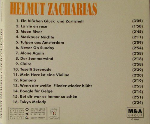 Helmut Zacharias - Gold Collection (2000)