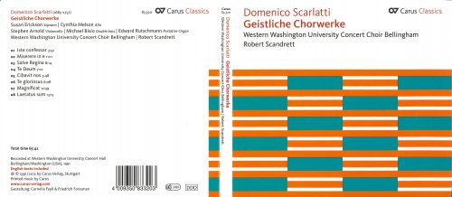 Robert Scandrett, Western Washington University Concert Choir - Scarlatti: Sacred Choral Works (2012)