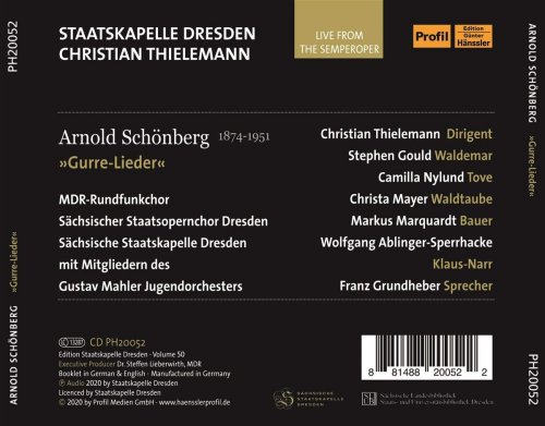 Staatskapelle Dresden, Gustav Mahler Jugendorchester & Christian Thielemann - Schoenberg: Gurre-Lieder (Live at Semperoper, Dresden) (2020) [Hi-Res]