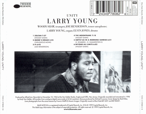 Larry Young - Unity (1966) {RVG Edition} CD Rip