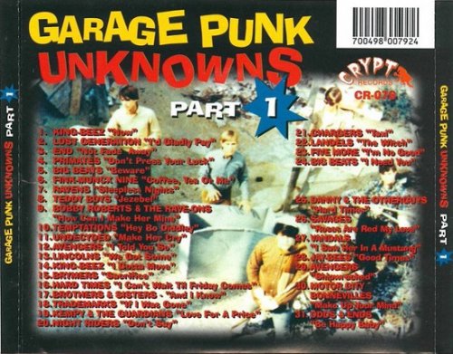 Various Artists - Garage Punk Unknowns Part 1 (Reissue) (2016)