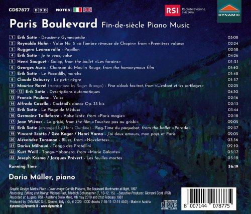 Dario Müller - Paris Boulevard (2020) [Hi-Res]