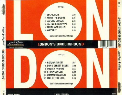 Leon Paul-Phillips - London's Underground (Reissue, Remastered) (1972/2016)