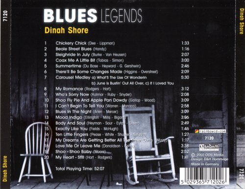 Dinah Shore - Blues Legends (2002) FLAC