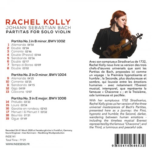 Rachel Kolly d'Alba - Bach - Partitas (2020) [Hi-Res]