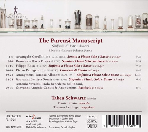 Tabea Schwartz, Daniel Rosin, Thomas Leininger - The Parensi Manuscript (2020)