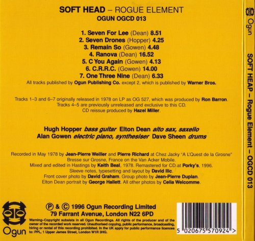 Soft Head - Rogue Element (1996)
